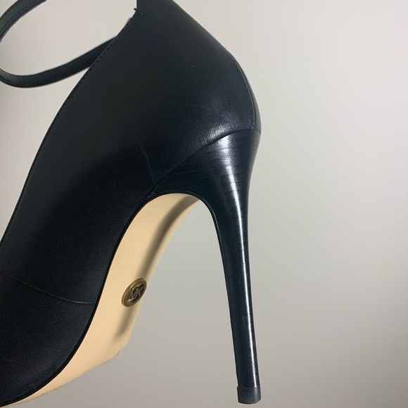 - Brand New - Michael Kors Black Heels with Ankle Strap - Picture 6 of 7